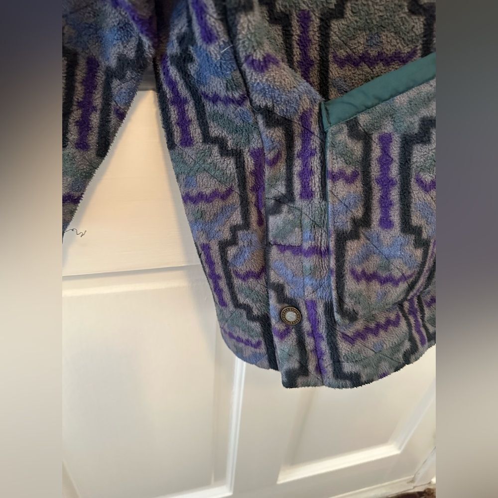 Patagonia Vintage 1993 Synchilla Tehuelche Chore Coat Rare Medium - Picture 4 of 5
